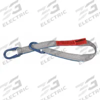 LIFT-ALL Web Sling: Type U, Polyester, Universal Link, 2 Plies, 18 ft Sling Lg, 11 in Eye Lg, Silver (MPN UU2803TX18). Key specifications — attr993854: LIFT-ALL; attr993857: Silver; attr1028218: Standard Tag; attr1028219: Partially Sewn.