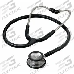 MABIS Stethoscope: Stethoscope, Adult, Acoustic, Single, Black, 30 in Overall Lg, Reusable (MPN 10-404-020). Key specifications — Color: Black; Patient Type: Adult; Brand: MABIS; Stethoscope Design: Acoustic; Includes: Flexible Ear Tip.