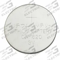 APPROVED VENDOR Coin Cell Battery: 1620 Battery Size, Lithium, 79 mAh Capacity, 3V DC, 0.624 in Dia (MPN 5HXG7). Key specifications — Voltage - Batteries: 3V DC; Battery Chemistry: Lithium; Product Type: Coin Cell Battery; Battery Size: 1620; Brand: APPROVED VENDOR; Voltage - Subhead: 3V DC.
