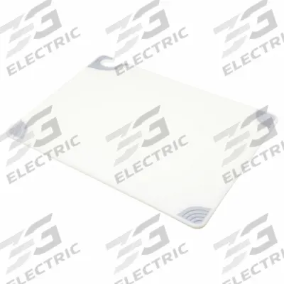 SAN JAMAR Cutting Board: 24 in Overall Lg, 18 in Overall Wd, White, Co-Polymer - Saf-T-Grip Cutting Boards