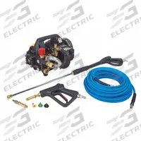 MI-T-M Electric Pressure Washer: Carry, 120 V – Single-Phase, 1,400 psi, 1.5 gpm, 1 1/2 hp (MPN CM-1400-1MEH-M). Key specifications — Pump Drive: Direct; Brand: MI-T-M; Water Intake: Cold Water Only.