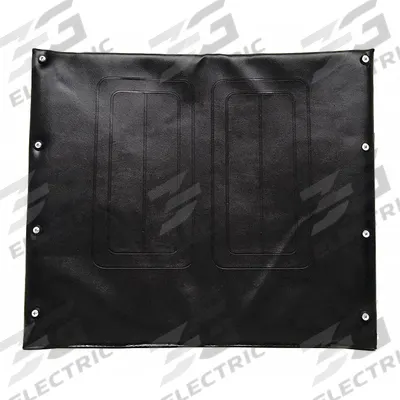 ALCO Embossed Back Upholstery: Vinyl, 22 in Overall Wd, 18 in Overall Ht - Seat & Back Upholstery for Wheelchairs