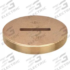 JAY R. SMITH MFG. CO Floor Cleanout: 6 in Overall Dia, 1 in Overall Ht, Cast Bronze, Cast Bronze (MPN 4470T06). Key specifications — Color: Bronze; Resistance Properties: Corrosion-Resistant; Brand: JAY R. SMITH MFG. CO; Finish: Cast Bronze; Includes: Plug.