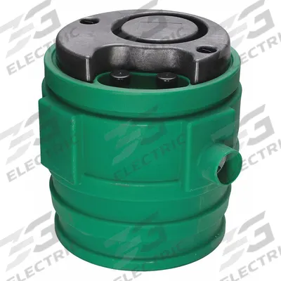 LITTLE GIANT Sewage Basin: 41 gal Capacity, Plastic, 22 in Dia. x 26 9/16 in H, For 1 Pumps - Sewage Basins