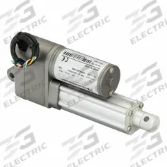 DUFF-NORTON Linear Actuator: LT, 225 lbf Rated Load, 2 in Stroke, 12V DC, IP66 (MPN LT225-1-50P). Key specifications — Nut Material: Plastic; Position Feedback Option: Potentiometer.