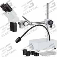 GLOBE SCIENTIFIC Microscope: Stereo, Binocular, 10X to 20X, 228.6 mm, 20X (MPN A-SE400-Z). Key specifications — attr1026048: GLOBE SCIENTIFIC; attr1026068: 20X; attr1026078: 10X to 20X; attr1026095: 228.6 mm.