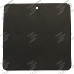 ECCO Mounting Plate: Mounting Plate, Black, Steel, 3 1/2 in Lg, 1/8 in Ht, 3 1/2 in Wd (MPN EZ2000HBT). Key specifications — Color: Black; Brand: ECCO; Material: Steel; Product Type: Mounting Plate.