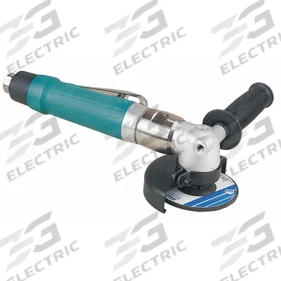 DYNABRADE Air Angle Grinder: 4 in Wheel Dia, 1 hp Horsepower, 12,000 RPM Max. Speed - Extended Reach Air-Powered Angle Grinders