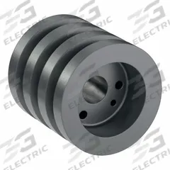 APPROVED VENDOR V-Belt Pulley: 3V250, 3 Groove, 2.5 in OD, Bushed Bore, JA, For 3V/3VX Belt Section (MPN 33V250JA). Key specifications — Pulley Industry Number: 3V250; Pitch Diameter: 2.5 in (3V); For Belt Section (broad, with similar types): 3V or 3VX.