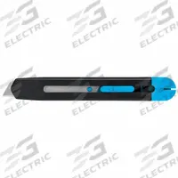 MARTOR Utility Knife: 178 mm Overall Lg, Plain, Black/Blue, Plastic, Ergonomic Handle (MPN 46202.08). Key specifications — attr307932: Plain; attr307935: Blue; attr307939: Plastic; attr307957: Ergonomic; attr324893: MARTOR.