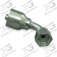 AEROQUIP Hydraulic Crimp Fitting: Steel x Steel, 90° Elbow, -8 For Hose Dash Size, ORS x Crimp (MPN 1AA8FRB8.041). Key specifications — Fitting Gender: Female x Genderless; Fitting Connection Type: ORS x Crimp; For Hose Dash Size: -8; Thread Size: 13/16"-16; Brand: AEROQUIP.