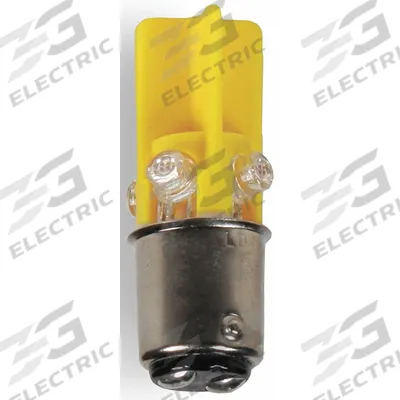 EDWARDS SIGNALING Compact LED Bulb: LED, Double Contact Bayonet (BA15d), (T) Tubular, T3-1/4 - BA15d Double-Contact Bayonet Base Lamps