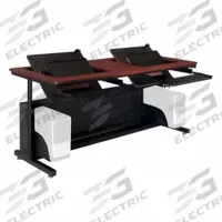 VERSADESK Standing Desk: Cherry, Wood, 60 in Overall Wd, 30 in Overall Dp, 36 in Max Desktop Ht (MPN RST6030-BC). Key specifications — Frame Color: Black; Frame Material: Steel; Brand: VERSADESK; Desktop Color: Cherry; Desktop Material: Wood.