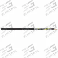 CHAINFLEX Control Cable: 16 AWG Conductor Size, 12 Conductors, PVC, Order by the Foot, Black (MPN CF160-UL-15-12). Key specifications — Conductor Size: 16 AWG; Minimum Bend Radius Factor - Fixed: 4 x OD; Minimum Bend Radius Factor - Flexible: 6 x OD; Shielding: Shielded; Brand: CHAINFLEX.