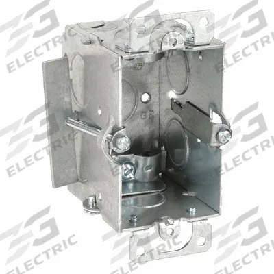 RACO Electrical Box: Steel, Steel Material & Nominal Size, 1 Gangs, 2 1/2 in Box Dp - Cut-In Electrical Boxes