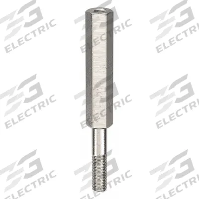 APPROVED VENDOR Standoff: Male x Female, 2 1/2 in Lg, Hex, Aluminum, Plain, 1/4 in Hex Wd - Aluminum Male x Female Standoffs