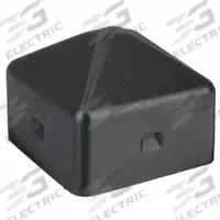 Bollard Cap: 5 1/4 in Overall Lg, 5 1/4 in Overall Wd, Black, Plastic, 5 1/4 in x 5 1/4 in (MPN 1759). Key specifications — Brand: EAGLE; For Use With: Square Bollards; Material: Plastic; Product Type: Bollard Cap.
