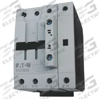 EATON IEC Magnetic Contactor: Non-Reversing, 4 Poles, 4NO Contacts, 40 A, 208V AC Coil (MPN XTCF063D00E). Key specifications — Brand: EATON; Integrated Surge Suppression: Yes.