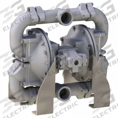 SANDPIPER Air Operated Double Diaphragm Pump: Aluminum Body, 2 in, NPT Connection - Aluminum Housing AODD Pumps