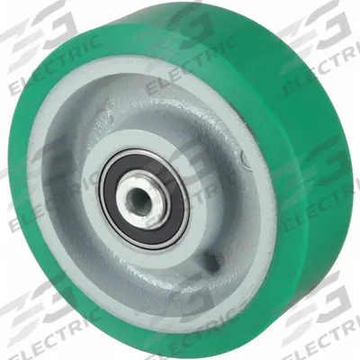 APPROVED VENDOR Caster Wheel: 6 in Wheel Dia., 3 in Wheel Wd, Polyurethane - Polyurethane Tread on Iron Core Wheels