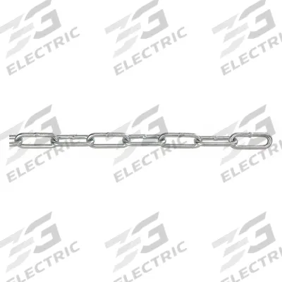 PEERLESS Straight Chain: Carbon Steel, 520 lb Working Load Limit, Straight - Welded Straight-Link Tailgate Chains