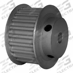DAYTON Timing Pulley: Modified Curvilinear, Fixed, For GT Timing Belt Section, For 15 mm Belt Wd (MPN 22-5P15-6FA3). Key specifications — Brand: DAYTON; Finish: Clear Anodized; For Belt Series: Powerhouse®.