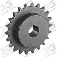 TSUBAKI Single Strand Sprocket: 50, For 5/8 in Chain Pitch, 1 in Bore Dia, 22 Teeth, Steel (MPN 50B22F-1). Key specifications — Brand: TSUBAKI.