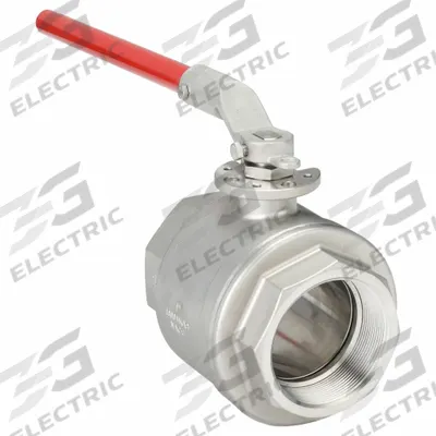 KECKLEY Manual Two-Way Ball Valve: 4 in, Stainless Steel, Straight, FNPT x FNPT - Stainless Steel Ball Valves