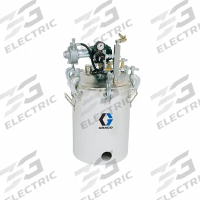 GRACO HIGH PRESSURE TANK AGITATOR: 5 gal Capacity, 100 psi Op Pressure - Max - Paint Pressure Tanks
