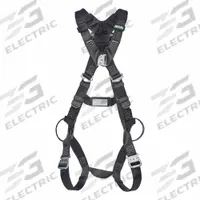 MSA Fall Protection Harnesses: Arc Flash, Gen Use/Welding, Vest Harness, Quick-Connect / Tongue (MPN 10252230). Key specifications — Gender: Unisex; Harness Color: Black; Harness Sizing: Super XL; Torso Adjustment: Friction.