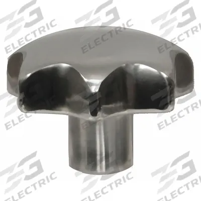 APPROVED VENDOR Hand Knob: 7 Point, Stainless Steel, 1/4"-20 Thread, 20 mm Thread Lg - Corrosion-Resistant 7-Arm Knobs with Threaded Hole