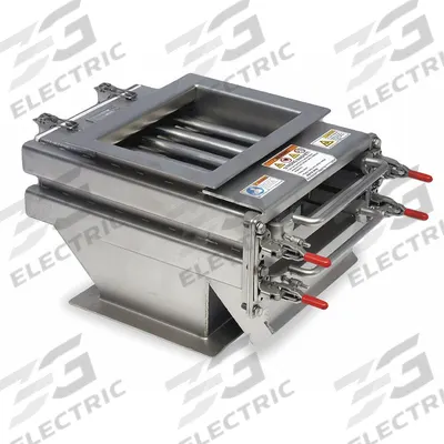 ERIEZ Grate Magnet with Housing: Rectangular Grate Magnet with Housing - Square and Rectangular Grate Magnets with Housing