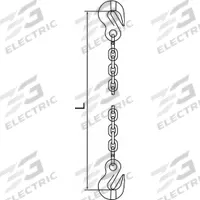 PEWAG Chain Sling: 3/8 in Chain Trade Size, 120 Chain Grade, Grab Hook, Steel, Fixed, 10 ft Sling Lg (MPN 10G120SGG/10). Key specifications — attr994018: Grab Hook; attr994034: PEWAG.