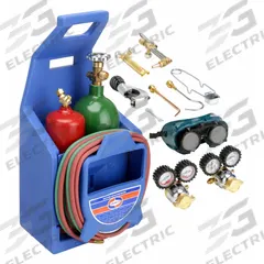UNIWELD Welding and Cutting Kit: Acetylene, CGA 200 (MPN KL22P-T). Key specifications — Regulator CGA Number (Fuel): CGA 200; Manufacturer Part Number: KL22P-T; Brand: UNIWELD.