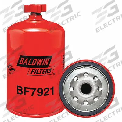 BALDWIN FILTERS Fuel Filter: Spin-On, 3 1/16 in Outside Dia, M16-1.50 Thread Size, Cellulose - Spin-On Fuel Filters