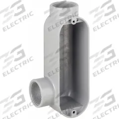 Conduit Outlet Body: Aluminum, 1 1/4 in Trade Size, LL Body, 30.8 cu in Body Capacity, Threaded Hub (MPN LL125). Key specifications — Finish: Powder Coated; For Use With: IMC; Brand: RACO; Hub Style: Threaded.