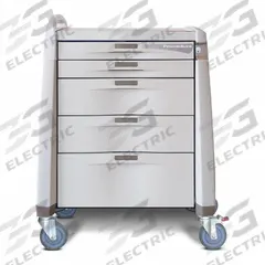 CAPSA HEALTHCARE Procedure Treatment Cart: Polymer, (1) Swivel with Brake/(3) Swivel, Cream, Cream (MPN AM-PT-INT-KEY). Key specifications — Material: Polymer; Drawer Color: Cream; Brand: CAPSA HEALTHCARE; Caster/Wheel Configuration: (3) Swivel; Cabinet Color: Cream.