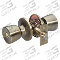 MASTER LOCK Door Lockset: Passage Knob Locksets, Brass (MPN TU0105KA4). Key specifications — Lockset Style: Tulip.