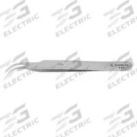 EXCELTA Tweezers: Stainless Steel, Point, Curved Tip, 0.18 mm Tip Thick (MPN 7-SA). Key specifications — attr1002355: Stainless Steel; attr1002345: EXCELTA; attr1002348: Stainless Steel; attr1002358: Smooth; attr1002361: 7.
