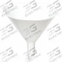 APPROVED VENDOR Funnel: Polypropylene, 720 mL, 170 mm, 2.5 cm, 75 mm Stem Lg, White (MPN F14698-0000). Key specifications — attr1372202: Funnel; attr1372195: White; attr1372208: APPROVED VENDOR.