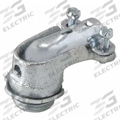 RACO Squeeze Elbow Connector: Iron, 4 in Trade Size - 90° Connectors - Squeeze Style