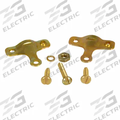 ANDERSON POWER PRODUCTS Bolt-On Cable Clamp: 5905-BK, For SB/SBS Series, Silver, Metal - Anderson Power Connector Hardware & Accessories