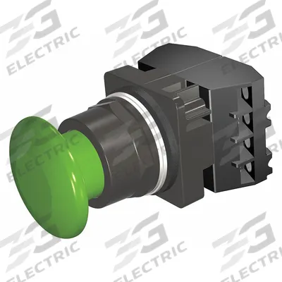 Siemens Mushroom Head Push Button: Non-Illuminated, Mushroom Head Profile, Non-Metallic - Mushroom-Head Push Buttons