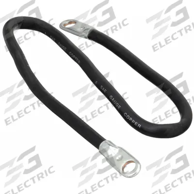 ROAD POWER Battery Cable with Lugs: Switch to Start Cable, 4 ga Wire Size, 24 in Overall Lg - Switch to Start Cables