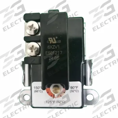 APPROVED VENDOR Thermostat SPST: Mfr Part # 6XZV1, 90°F to 150°F - Electric Water Heater Controls