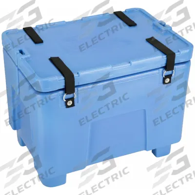 SNYDER INDUSTRIES Insulated Bin: 2 cu ft, 24 in x 30 in x 21 in, Lid Included, 2-Way Entry - Insulated Bulk Containers