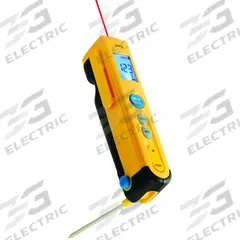 FIELDPIECE Dual Temperature Thermometer: SPK3, Max Temp/Min Temp, Fixed @ 0.95, Compact Body, -20°. Key specifications — Features: Folding ROD for in Duct Measurements; Testing Functions: Maximum Temperature; Standards: CE; Resolution °F: 0.1°F; 0.5°F; Manufacturer Part Number: SPK3; Body Style - NEW: Compact; Accuracy °F: +/-1.0°.