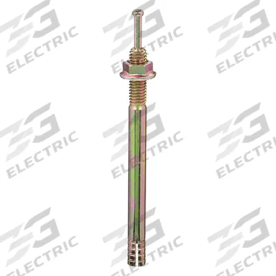 APPROVED VENDOR Hammer Drive Pin Anchor: 3/4 in Dia, 6 in Overall Lg, Flat, Steel, Zinc Yellow - Heavy Duty Nail-Drive Anchors
