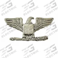 HEROS PRIDE Metal Rank Insignia: Col. Eagle, 3/4 in, Silver, Metal, Clutch Pin, Rank Insignia, 1 PR (MPN 4413MN). Key specifications — attr1074238: Clutch Pin; attr188498: 3/4 in; attr188499: Silver; attr188500: Metal; attr188503: Col. Eagle; attr193746: HEROS PRIDE.