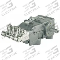 A.R. NORTH AMERICA Pressure Plunger Pump: Belt-Drive, 7.9 gpm Max. Flow Rate, Forged Brass, Triplex (MPN RTP30N). Key specifications — Brand: A.R. NORTH AMERICA; Crankcase Material: Cast Iron; Crankshaft Material: Hardened Steel; Discharge Connection Type: BSP; Intake Connection Type: BSP; Lubrication: Oil Bath; Shaft Type: Solid; Plunger Material: Stainless Steel.